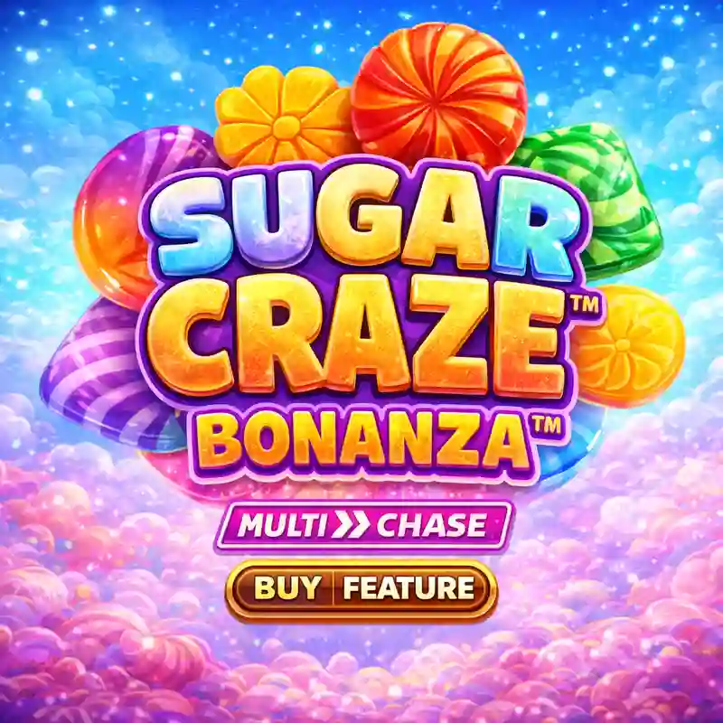 Sugar Craze Bonanza slot game interface on bouncing ball game app